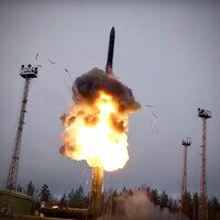 Lancement d'un missile balistique intercontinental lors d'un essai