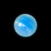 Un cliché de la planète Neptune.