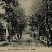 La rue Principale, aujourd'hui le boulevard Sainte-Rose, entre 1903 et 1906.