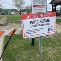 L'accès au parc est interdit pendant la durée des travaux de réaménagement.