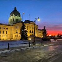 L'édifice du parlement de la Saskatchewan à Regina. 