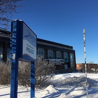 Le bâtiment du quartier général de la police de Saguenay