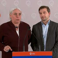 Manon Massé et Gabriel Nadeau-Dubois