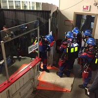 La 55e compétition provinciale de sauvetage minier a lieu à l'aréna de Sainte-Germaine-Boulé