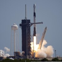Une fusée SpaceX Falcon 9.
