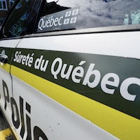 Un véhicule de la Sûreté du Québec.      