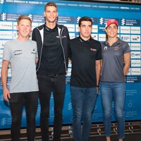 Les triathloniens Henri Schoeman, Alexis Lepage, Charles Paquet et Ashleigh Gentle participeront au triathlon international de Montréal