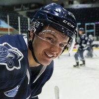 Zachary Bolduc, attaquant de l'Océanic de Rimouski