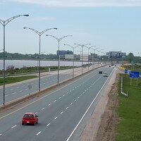 L'autoroute Dufferin-Montmorency à Québec.