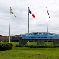 Le campus de l'Université de Moncton.