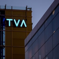 Le logo de TVA.