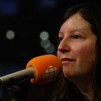 Caroline Ménard, en studio