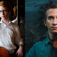 Deux jeunes virtuoses des cordes: Cameron Crozman et Gabriel Dubreuil.