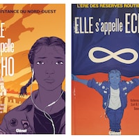 Les couvertures des tomes 3 et 4 de la série de BD 'Elle s'appelle Echo'.