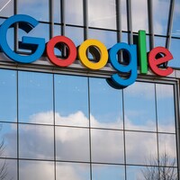 Le logo de Google sur un immeuble de Seattle, aux États-Unis.