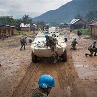 Des casques bleus déployés en République démocratique du Congo.