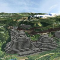 Une esquisse du projet de mine de charbon Sukunka par Glencor dans le nord-est de la Colombie-Britannique