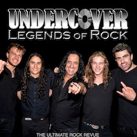 Les 5 membres du groupe Undercover Legends of Rock