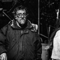 Daniel demande refuge pour la nuit à l’Accueil Poirier