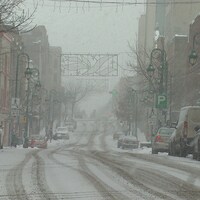 La tempête frappe le centre-ville de Sherbrooke