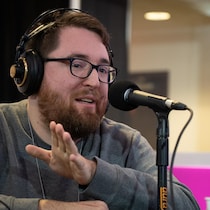 David Galvaude au micro des Malins