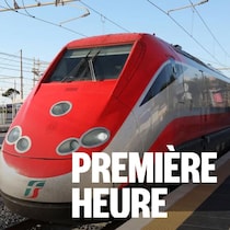 Photo d'un train électrique en Italie.