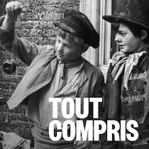 Les jeunes acteurs Mark Lester et Jack Wild dans le film Oliver.