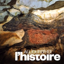 Photo prise en 2008 d'un des motifs peint sur une paroi de la grotte de Lascaux, dans la commune de Montignac, en France.