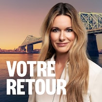Monic Néron sourit, avec un panorama du pont Jacques-Cartier en arrière-plan.