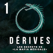 Illustration d'un serpent qui avale sa queue, aux côté du titre du balado.