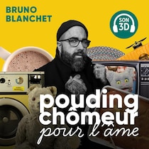 Illustration montrant Jonathan Roberge et plusieurs objets du quotidien.