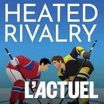 Couverture du livre Heated Rivalry et portrait de Rachel Reid.