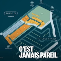 Une carte de la phase 1 du projet de quartier vertuose.
