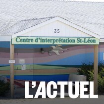 Le centre d'interprétation de Saint-Léon au Manitoba.