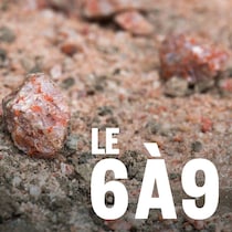Des morceaux de potasse venant de la mine de Mosaic à Esterhazy, en Saskatchewan, le 3 mai 2017.