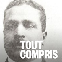 Une vieille photo du profil d'un homme.