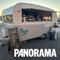 Le café mobile Flyte de l'île de Vancouver.
