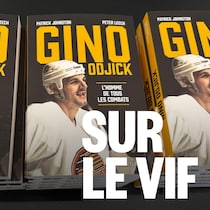 Le livre «Gino Odjick - L'homme de tous les combats» par Patrick Johnston et Peter Leech.