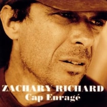 Zachary Richard sur la pochette de Cap Enragé.