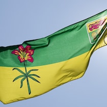 Le drapeau de la Saskatchewan.