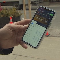 L'application de paris sportifs FanDuel sur un téléphone intelligent.