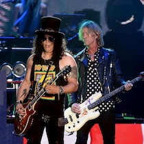 Slash et Duff McKagan de Guns N' Roses