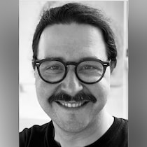 Le directeur artistique du Conseil culturel fransaskois, Jean-Sébastien Gauthier, en janvier 2026.