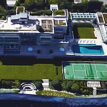 Image aérienne de la maison de Chip Wilson à Vancouver.