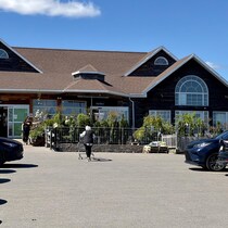 Un centre de jardinage à Québec.