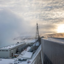Un barrage hydroélectrique au mois de novembre 2024.