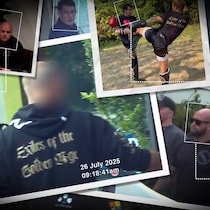 Un collage de photos d'hommes.