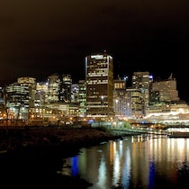 Vancouver la nuit.