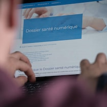 Écran d'accueil du Dossier santé numérique.