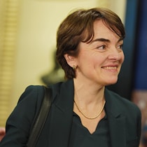Christine Fréchette à l'Assemblée nationale le 25 mars 2026.